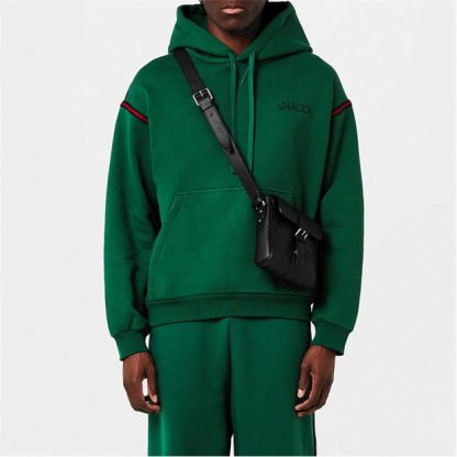 GUCCI Embroidered Web Hoodie Men Bottle/Mix  for sale