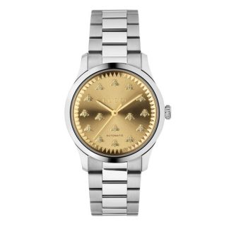 GUCCI G-Timeless  Quartz Watch Unisex Analogue Quartz Watches Silver/Gold for sale