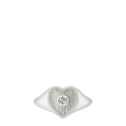 GUCCI GUCCI Heart Ring Women Silver  for sale