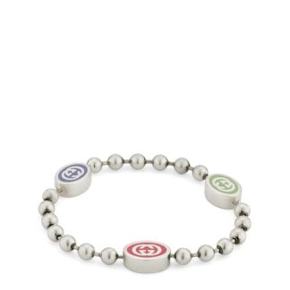 GUCCI GUCCI J BOULE 41 Unisex Silver/Multi  for sale