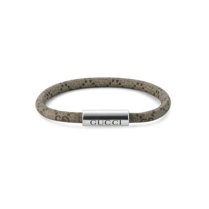 GUCCI GUCCI J Trademark 52 Unisex Chain Bracelets Beige for sale