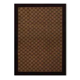 GUCCI Gg Beach Blanket Women Camel/Drk Brown  for sale