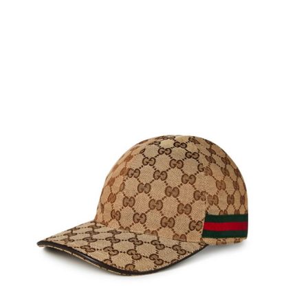 GUCCI Gg Canvas Cap Men Baseball Caps Beige for sale