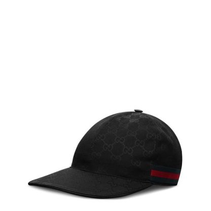 GUCCI Gg Canvas Cap Men Baseball Caps Black for sale