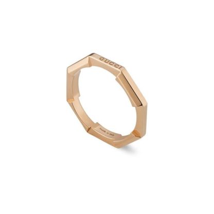 GUCCI Gg Link To Love Ring Women Rose Gold  for sale