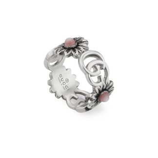 GUCCI Gg Marmont Flower Ring Women Sterling Silver  for sale