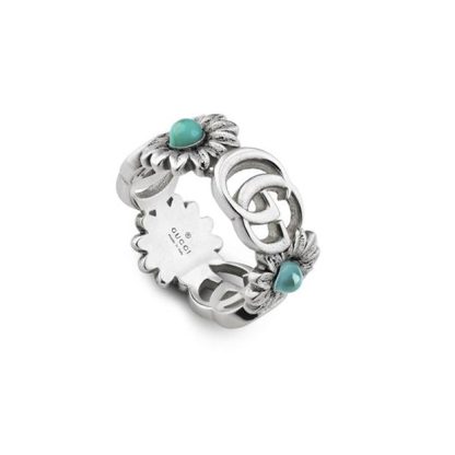 GUCCI Gg Marmont Flower Ring Women Sterling Silver  for sale