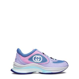 GUCCI Gg Run Trainers Women Lilc Blue 5343  for sale