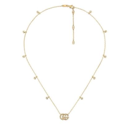 GUCCI Gg Running Necklace Women Yellow Gold  for sale