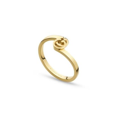 GUCCI Gg Running Ring Women Yellow Gold  for sale