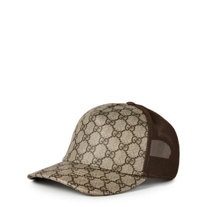 GUCCI Gg Supreme Baseball Hat Men Beige  for sale