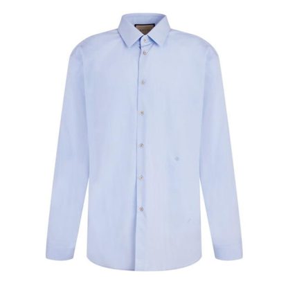 GUCCI Gg Tailored Shirt Men Sky Blue  for sale