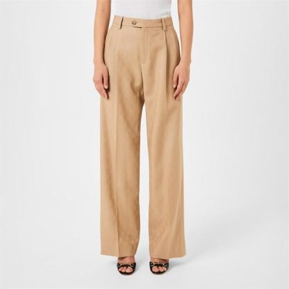 GUCCI Gg Trousers Women Camel  for sale