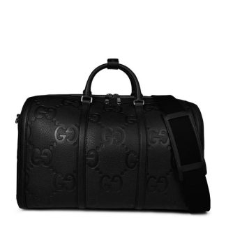 GUCCI Gucci Duffl Bag Sn44 Unisex Gg Black  for sale