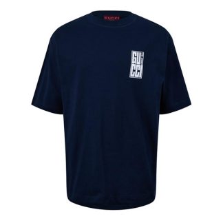 GUCCI Gucci Front Back Tee Sn44 Men Navy  for sale