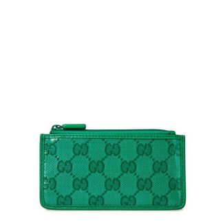 GUCCI Gucci GG Crystal Cardhold Unisex Green Crystal  for sale