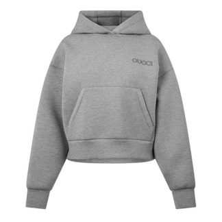 GUCCI Gucci Hoodie Ld43 Women Gray Mel  for sale