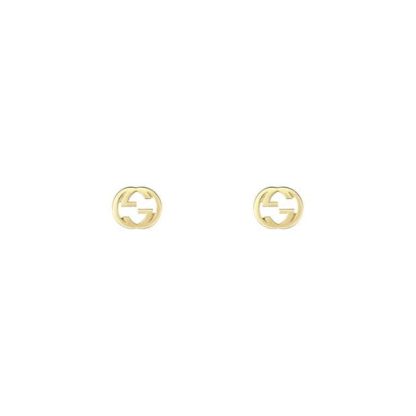 GUCCI Gucci  Interlocking Earrings Women Yellow Gold  for sale