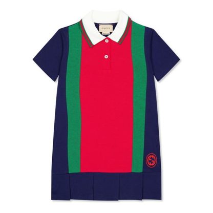 GUCCI Gucci Jersey Dress Jn44 Kids Navy 4681  for sale