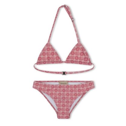 GUCCI Gucci Lgo Bikini Jn42 Kids Pink 5152  for sale