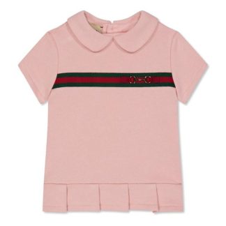 GUCCI Gucci Lgo Dress In44 Kids Pink 5658  for sale