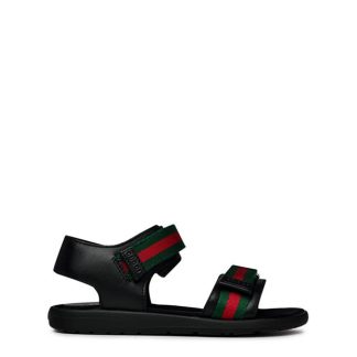 GUCCI Gucci Logo Sandal Jn42 Kids Black 1060  for sale