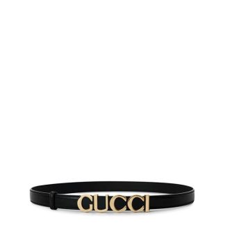 GUCCI Gucci Lttrng 2.0 Blt Ld41 Women Black  for sale