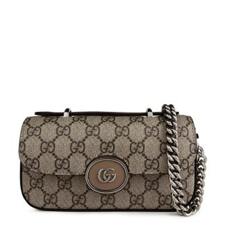 GUCCI Gucci Mn AOP Tp Hndl Ld34 Women Beige Ebony  for sale