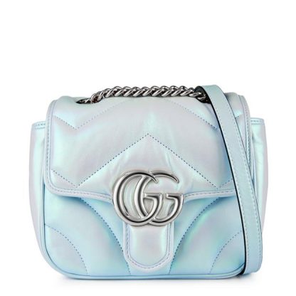 GUCCI Gucci Mrmnt Mn Ird Ld42 Women Iride Snow/Blu  for sale