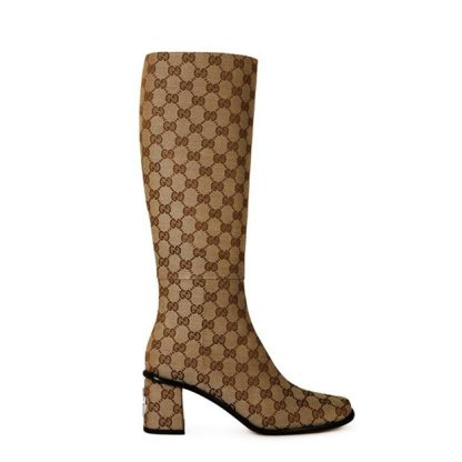 GUCCI Gucci Onyx Boots Ld41 Women Beige  for sale