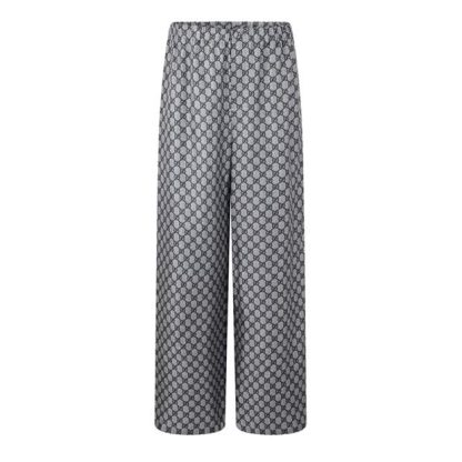 GUCCI Gucci Pants Ld43 Women Blue/White/Mc  for sale