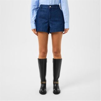 GUCCI Gucci Short Ld43 Women Dark Blue/Mix  for sale