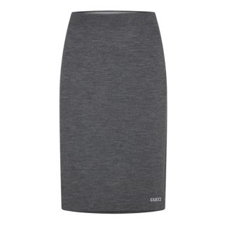 GUCCI Gucci Skirt Ld43 Women Grey Melange  for sale