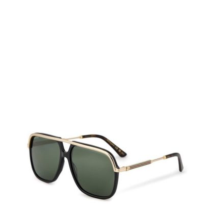 GUCCI Gucci Sunglasses Gg0200s Unisex Aviator Sunglasses BLACK for sale