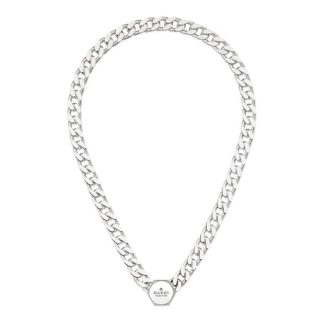 GUCCI Gucci  Trademark Necklace Unisex Sterling Silver  for sale