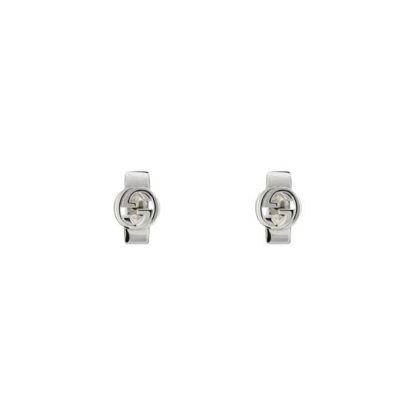 GUCCI Interlocking Earrings Women Silver  for sale