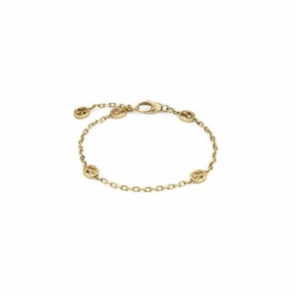 GUCCI Interlocking G Chain Bracelet Women Yellow Gold  for sale