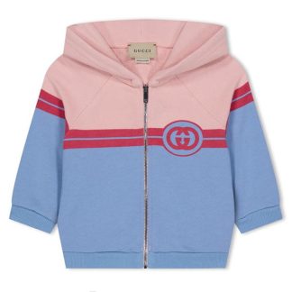 GUCCI Interlocking G Zip Hoodie Infants Kids Zip Hoodies Multi 6372 for sale