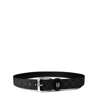 GUCCI Interlocking Gg Belt Unisex Black 1000  for sale