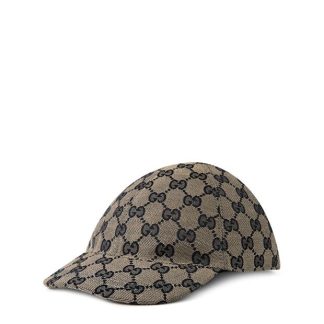 GUCCI Junior Boys' Canvas Cap Kids Baseball Caps Blue 2168 for sale