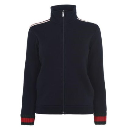 GUCCI Junior Boys Jacquard Web Sport Full Zip Jacket Kids Navy 4275  for sale