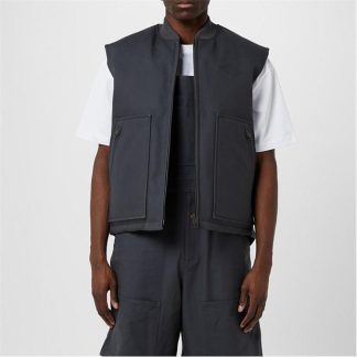 GUCCI Logo Reversible Gilet Men Mid Grey  for sale