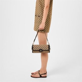 GUCCI Luce Small Shoulder Bag Women Beige Ebony  for sale