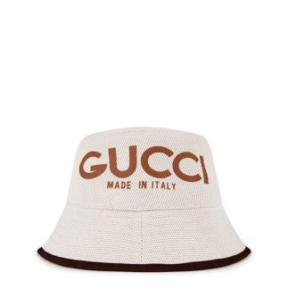 GUCCI Made In Italy Bucket Hat Women Beige Natural  for sale