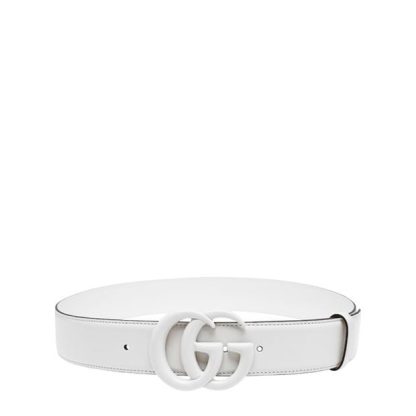 GUCCI Marmont Mono Belt Women Belts My White/W 9022 for sale