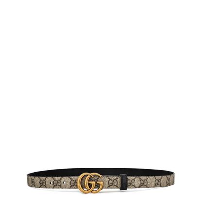 GUCCI Marmont Reversible Belt Women Beige/Blk  for sale