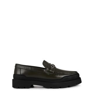 GUCCI Millennial Leather Loafers Men Loafers Green for sale