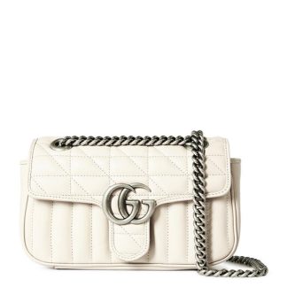 GUCCI Mini Marmont Gg Shoulder Bag Women Crossbody Bags White 9022 for sale