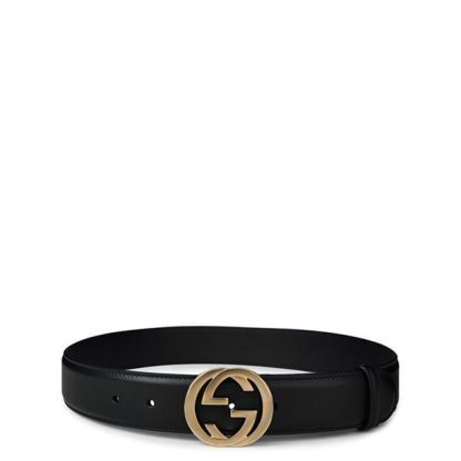 GUCCI Monogram Belt Women Black  for sale