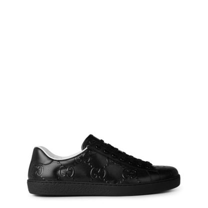 GUCCI New Ace Embossed Trainers Men Black  for sale